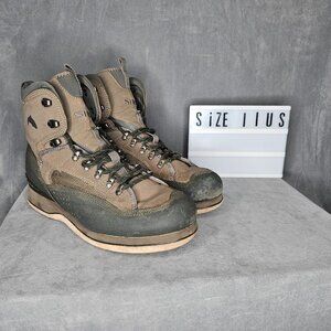 Simms Wading Boots Felt  Bottom Brown Leather Boots Size 11 S1-20